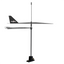 Windex 15 MK2 windvaan met birdspike 38 cm hoog zwart