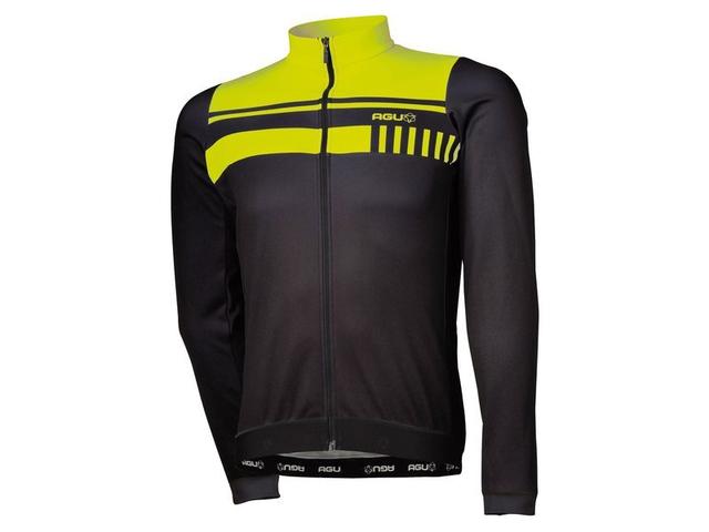 Agu Naro LM fietsshirt met lange mouwen geel heren