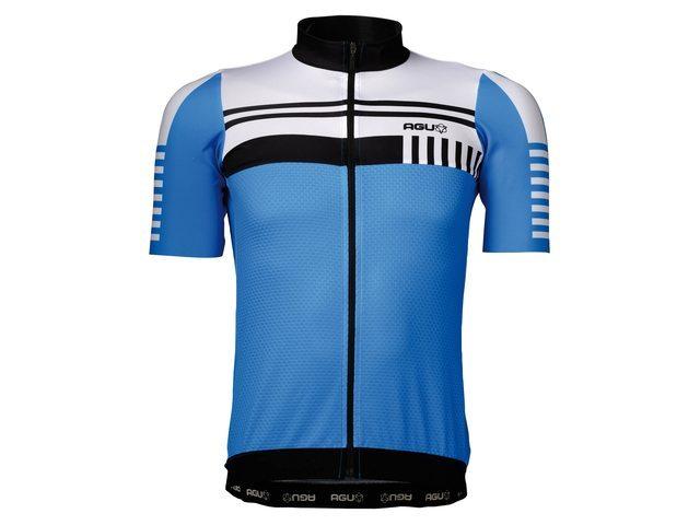 Agu Naro fietsshirt korte mouwen blauw heren