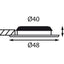 Batsystem Vega 48 Batsystem - inbouw LED spot, 12V