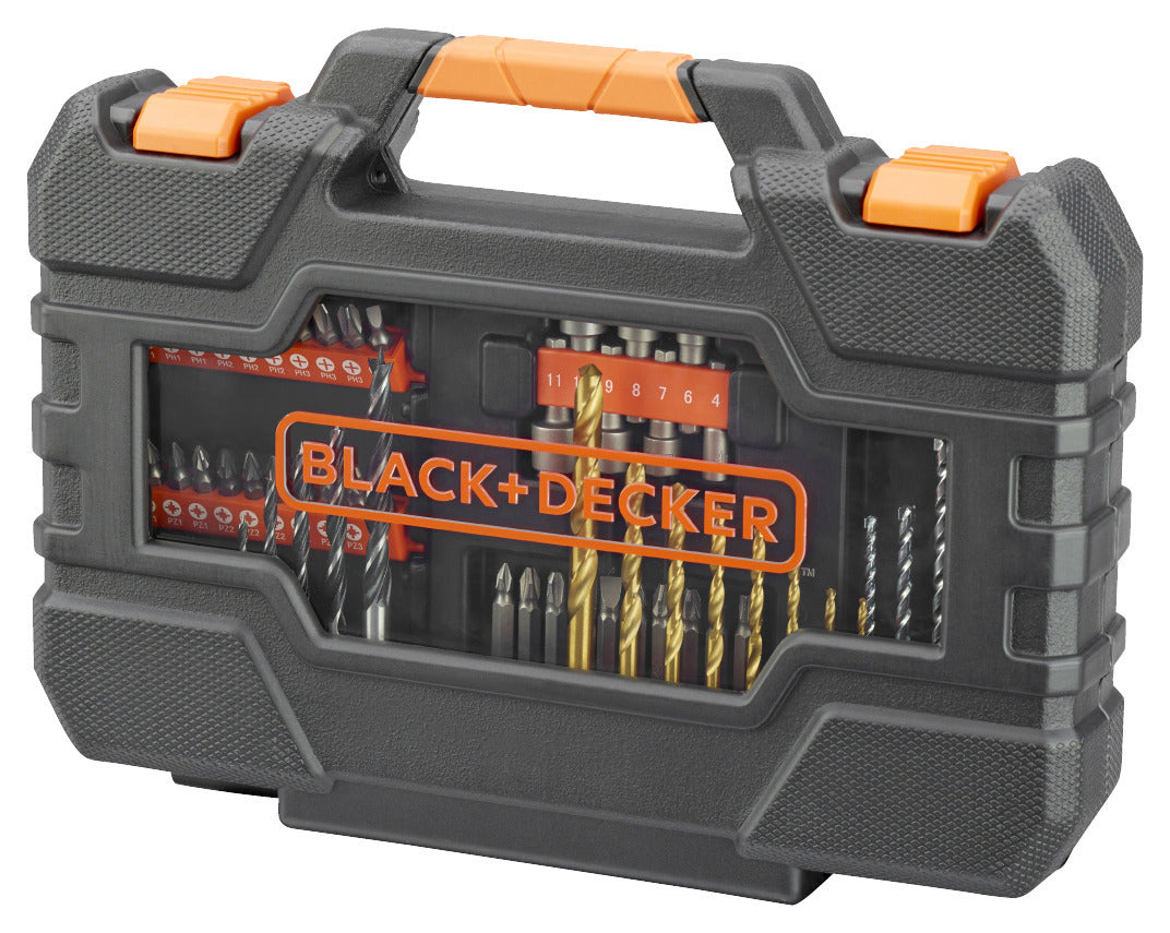 Black&Decker A7231-XJ Koffer met 76 Delig Schroef en Boren Accessoires Set