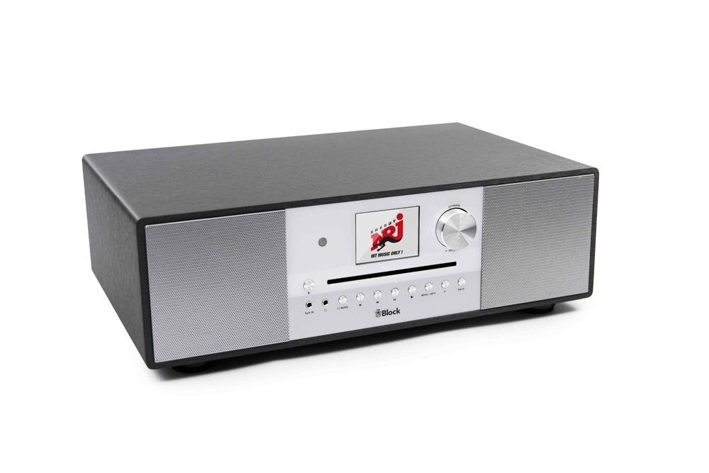 Block Audio SR-200 MKII antraciet smartradio met ingebouwde subwoofer