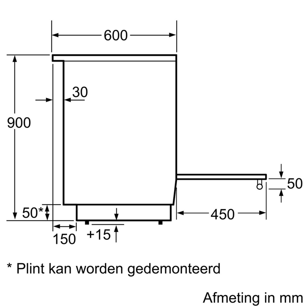 Bosch HLL090020U inductie koken en elektra oven