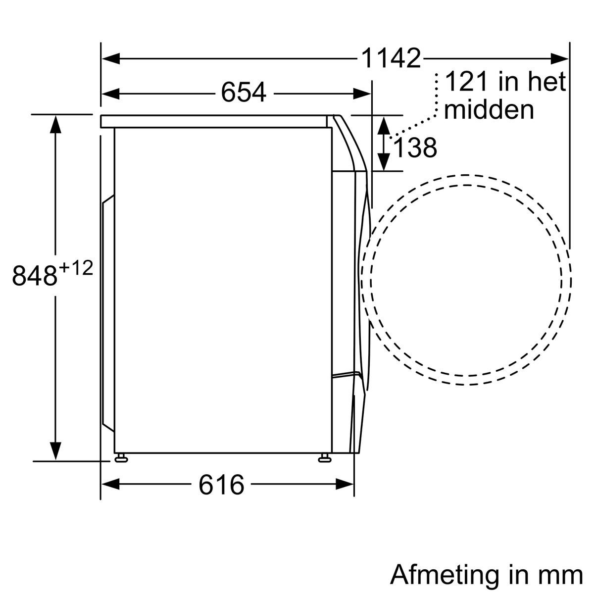 Bosch WDU8H541EU Was Droog Combinatie