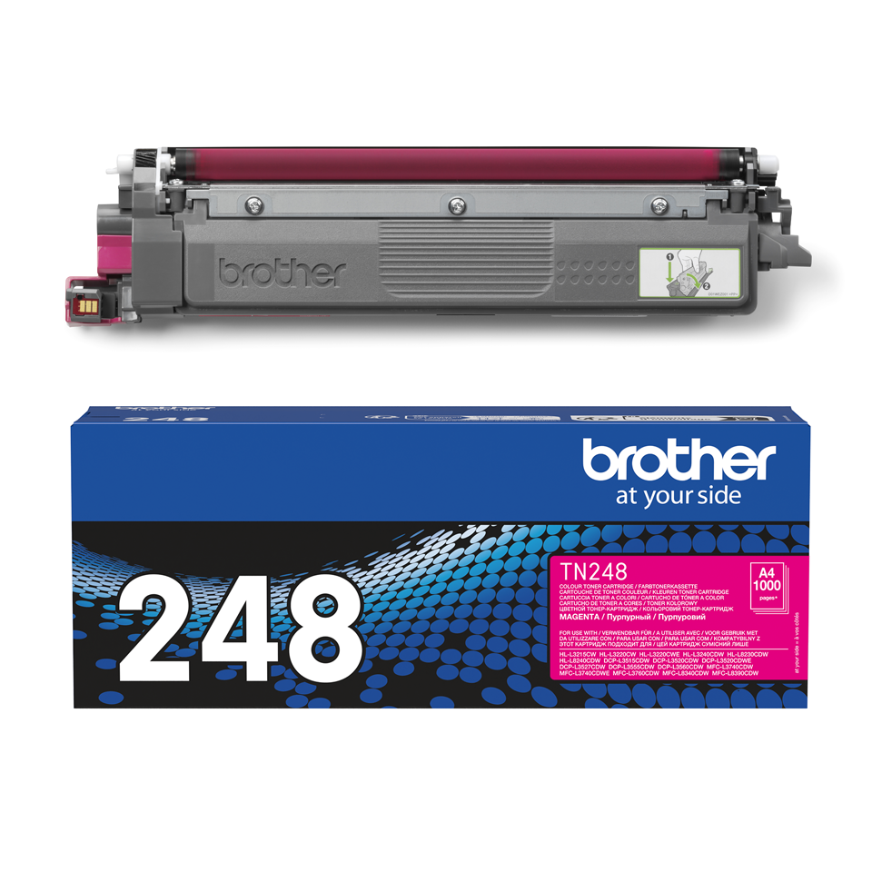 Brother TN-248M print capaciteit tot 1000 pagina's