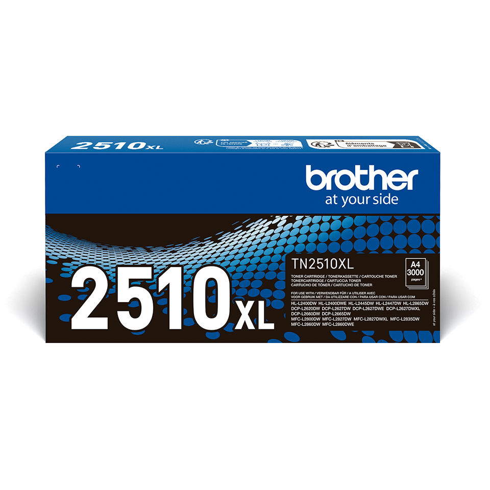 Brother TN-2510XL print capaciteit tot 3000 pagina's