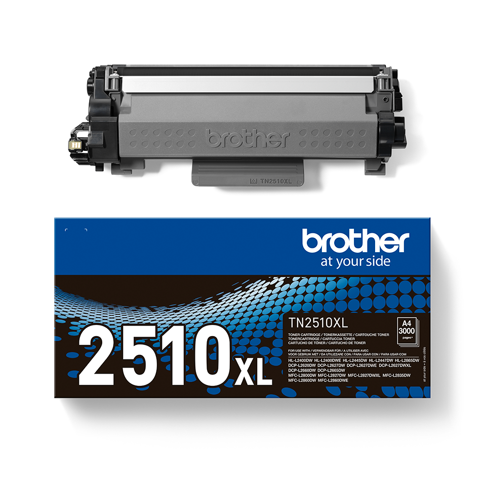 Brother TN-2510XL print capaciteit tot 3000 pagina's