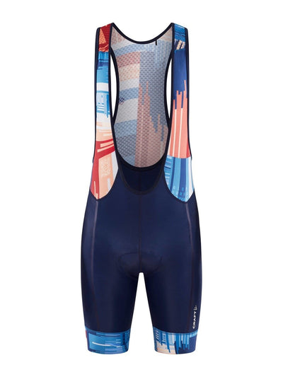 Craft ADV Endurance Bibshort fietsbroek kort blauw met rood heren