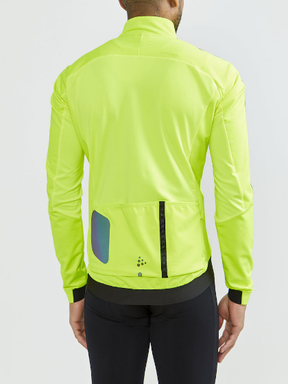 Craft ADV Softshell Jacket fietsjack geel heren