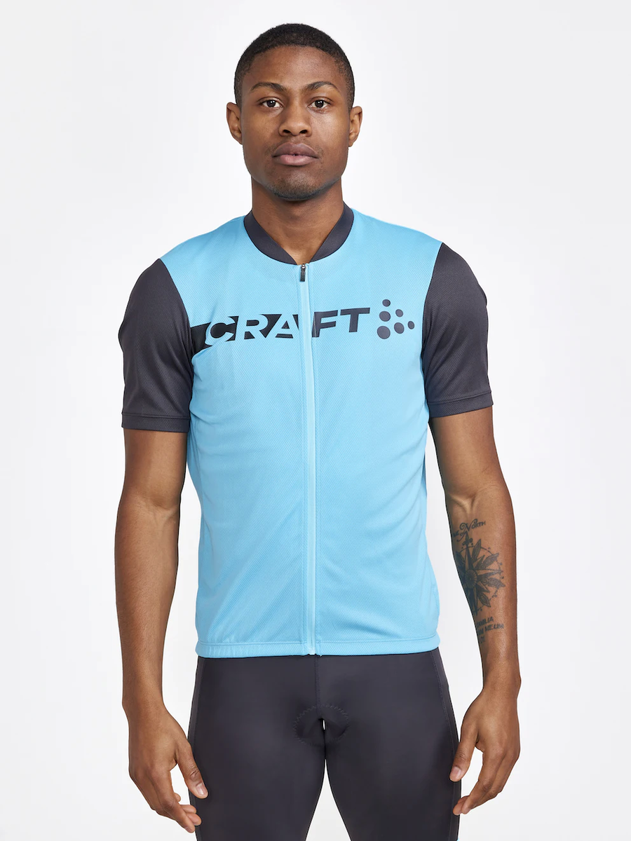 Craft Core Endur Logo Jersey fietsshirt korte mouwen blauw heren