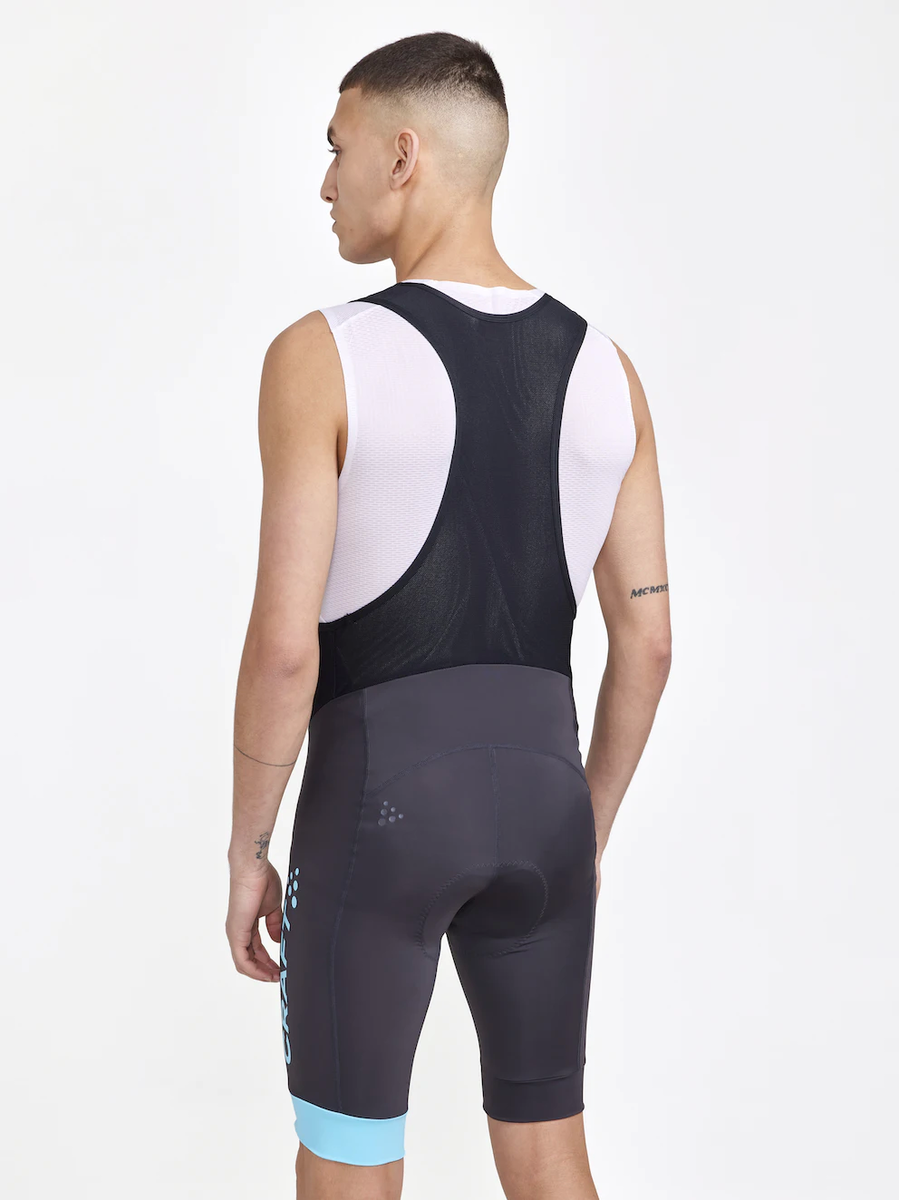 Craft Core Endurance Bibshort fietsbroek kort zwart met blauw heren