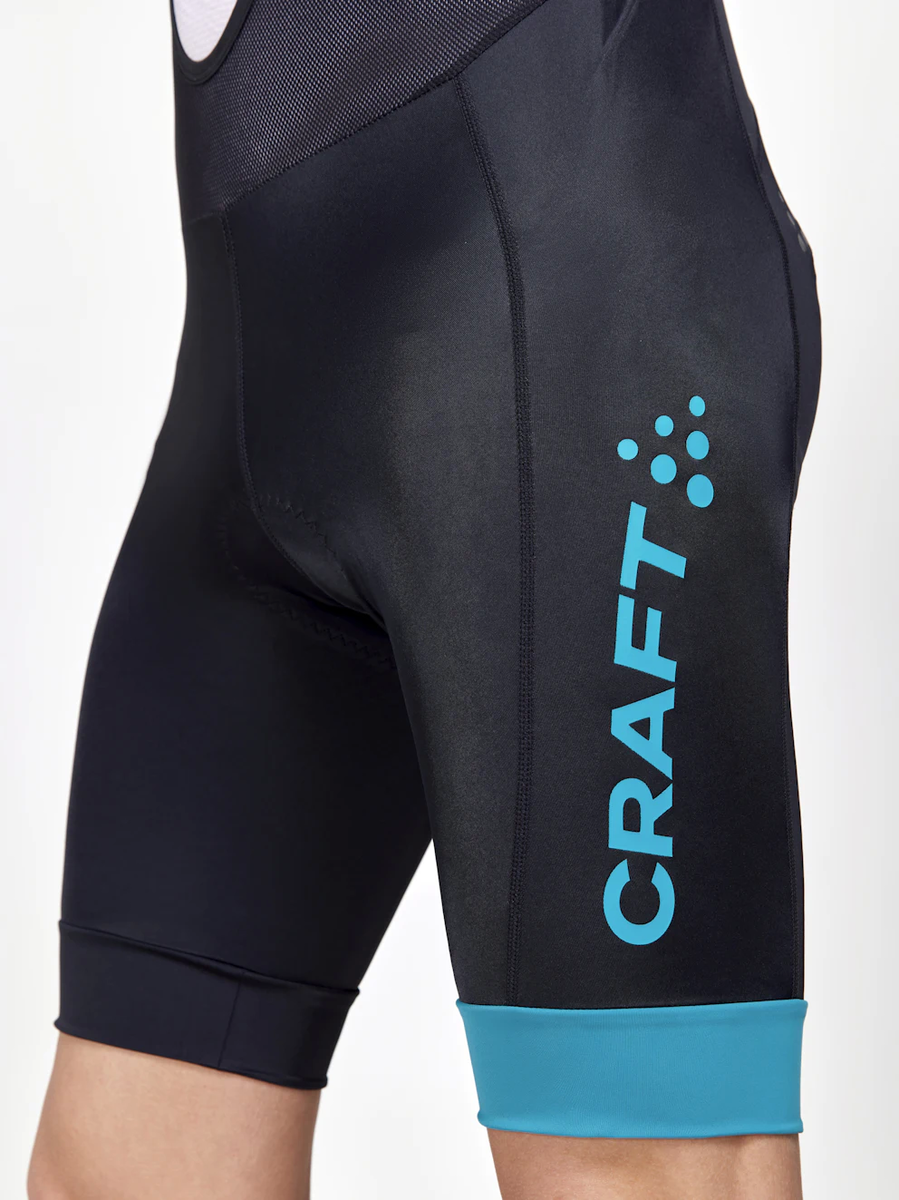 Craft Core Endurance Bibshort fietsbroek kort zwart met blauw heren