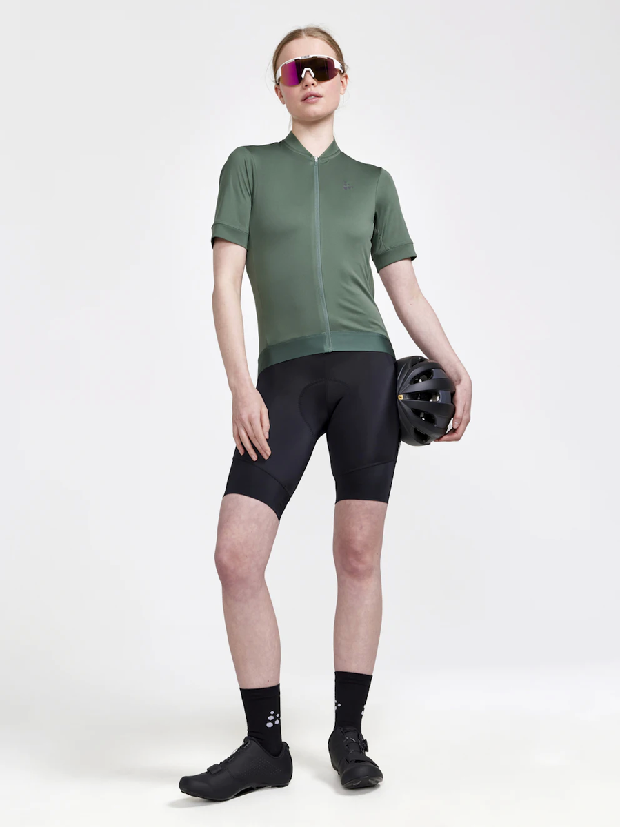 Craft Core Essence Jersey RF fietsshirt korte mouwen groen dames
