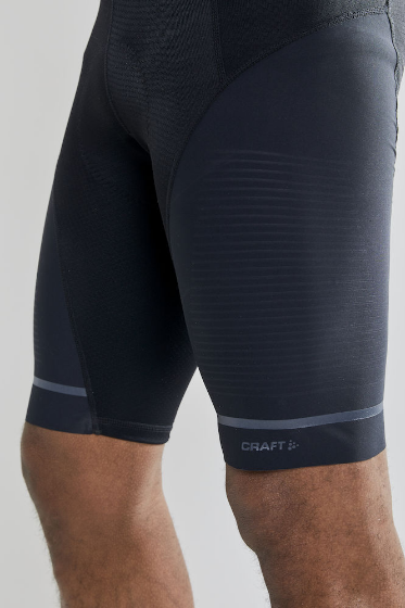 Craft Hale Bibshort fietsbroek kort zwart heren