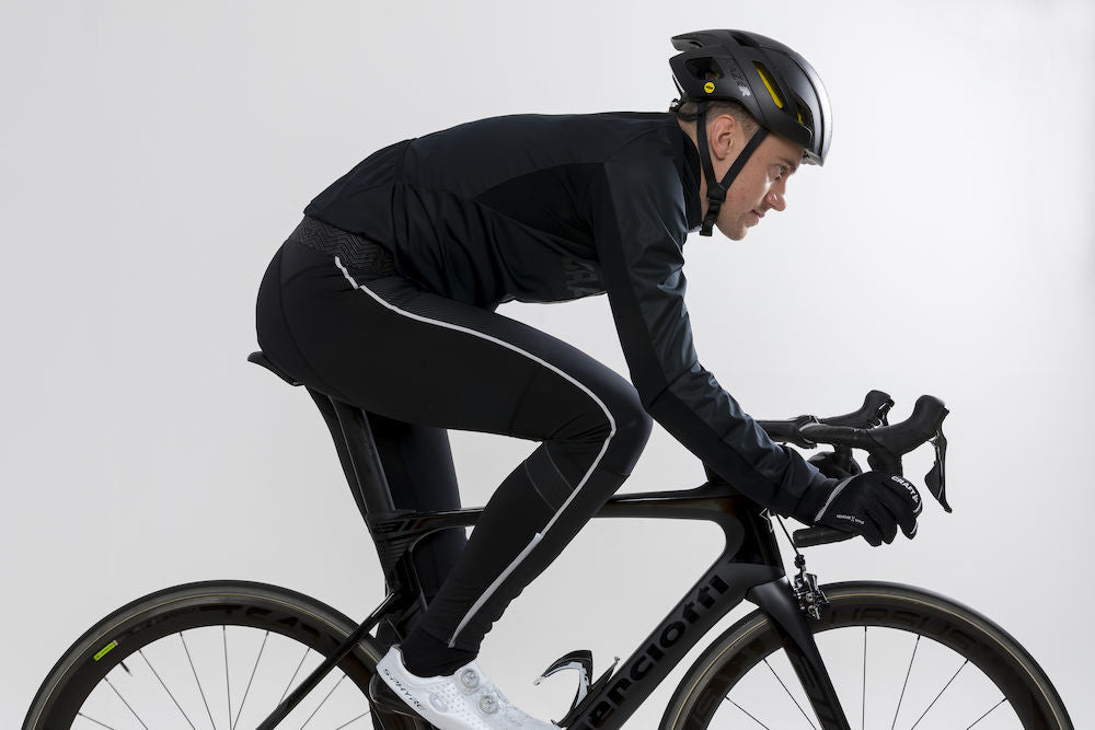 Craft Ideal Pro Wind Bibtights fietsbroek lang zwart heren