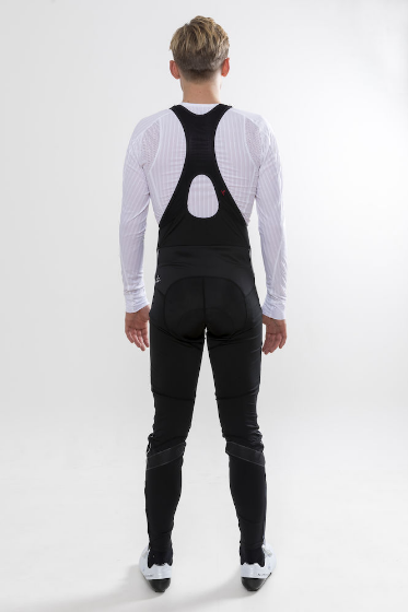 Craft Ideal Pro Wind Bibtights fietsbroek lang zwart heren