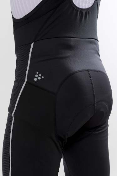 Craft Ideal Pro Wind Bibtights fietsbroek lang zwart heren