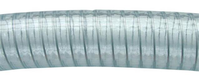DGR ArmoFlex 19x26 mm PVC zuig/persslang met stalen spiraal. -/-15 tot +/+60 graden