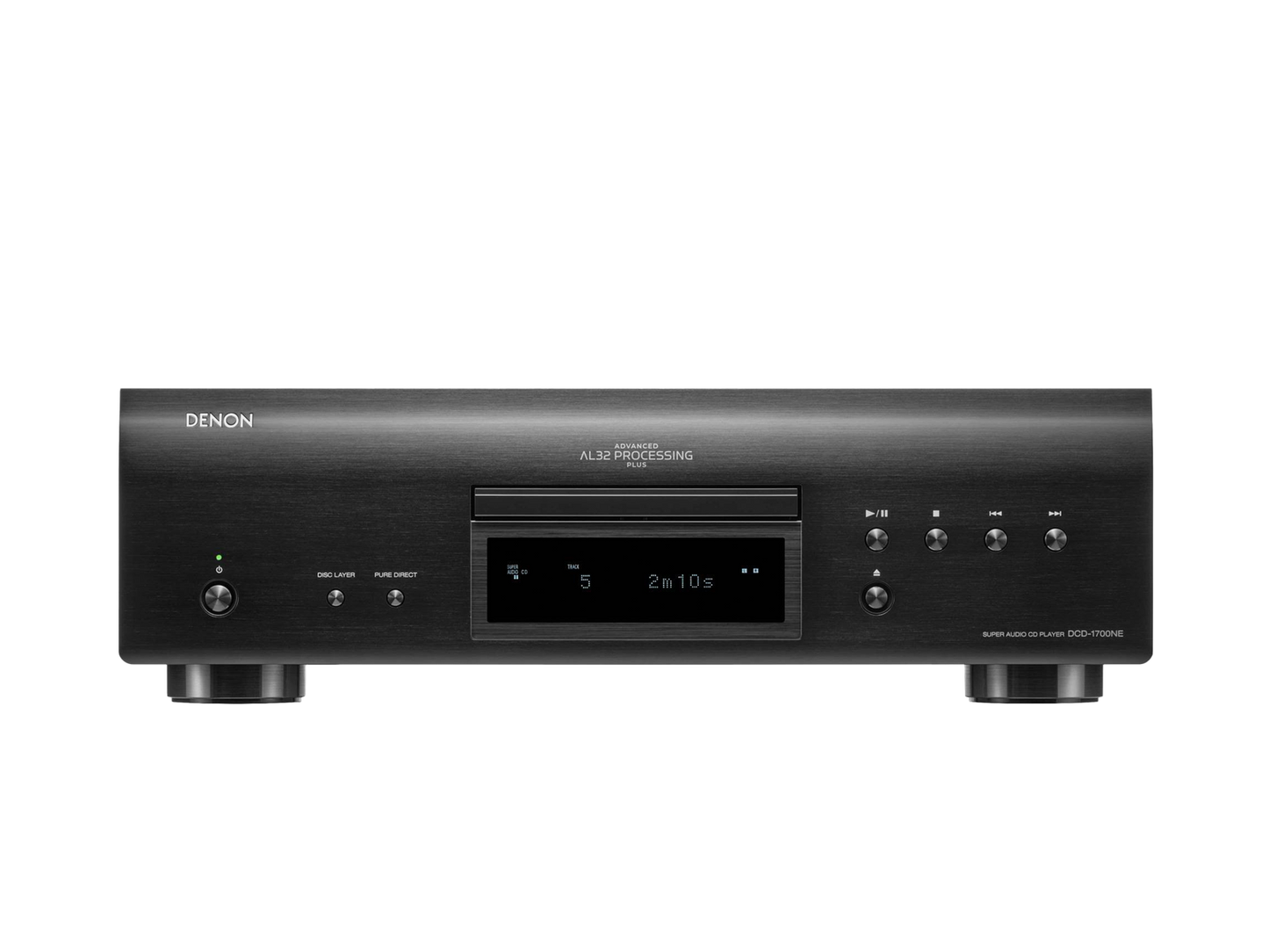 Denon DCD1700NEBKE2 CD speler geschikt voor CD en SACD resolutie