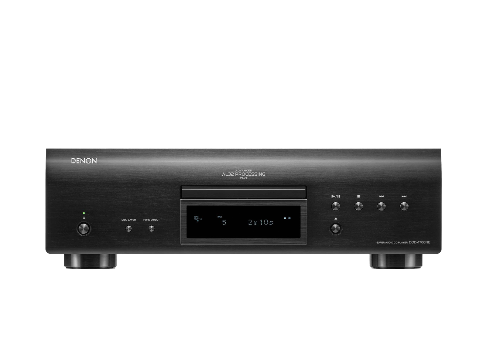 Denon DCD1700NEBKE2 CD speler geschikt voor CD en SACD resolutie