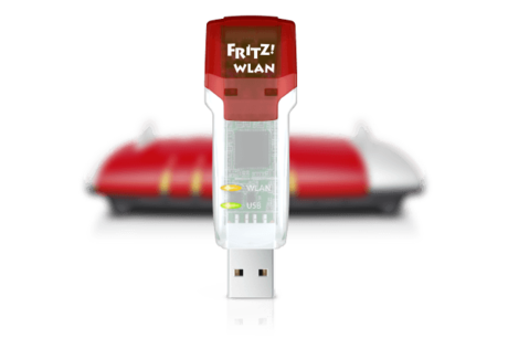 Fritz! WLAN stick AC 860 wifi usb stick, geschikt voor 2,4 en 5 GHz band