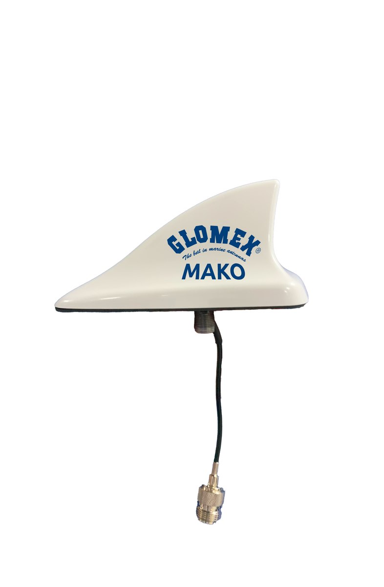 Glomex Mako RA130 VHF antenne wit