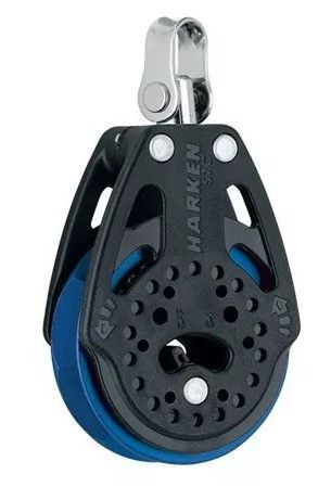 Harken 2135 Blue 1-schijfs 57C Carbo Ratelblok