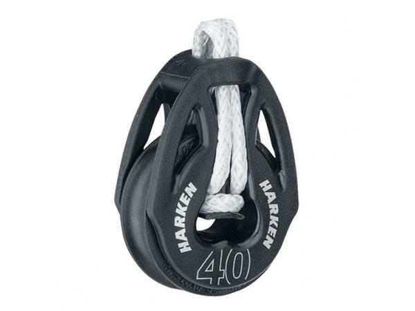 Harken 2148 1-schijfs 40C T2 loop Carbo blok