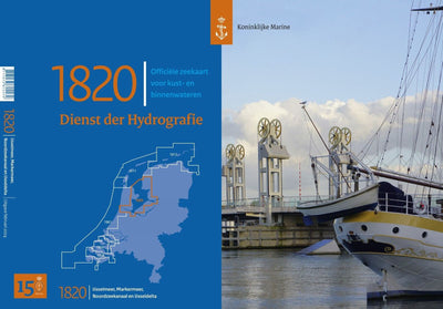 Hydrografische Kaart 1820 IJsselmeer Markermeer, Noordzeekanaal, IJsseldelta
