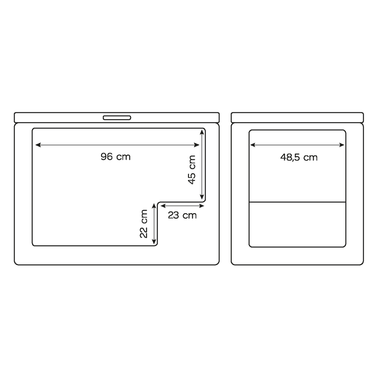 Inventum VK1122W vrieskist