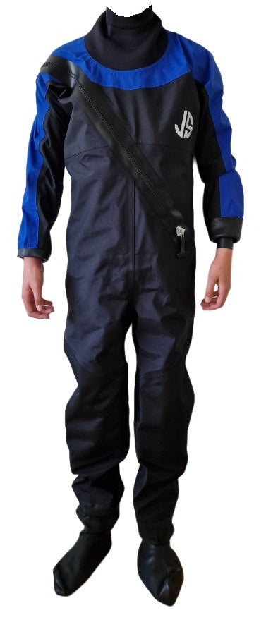 JS Watersports Hydro Dry junior droogpak zwart/blauw