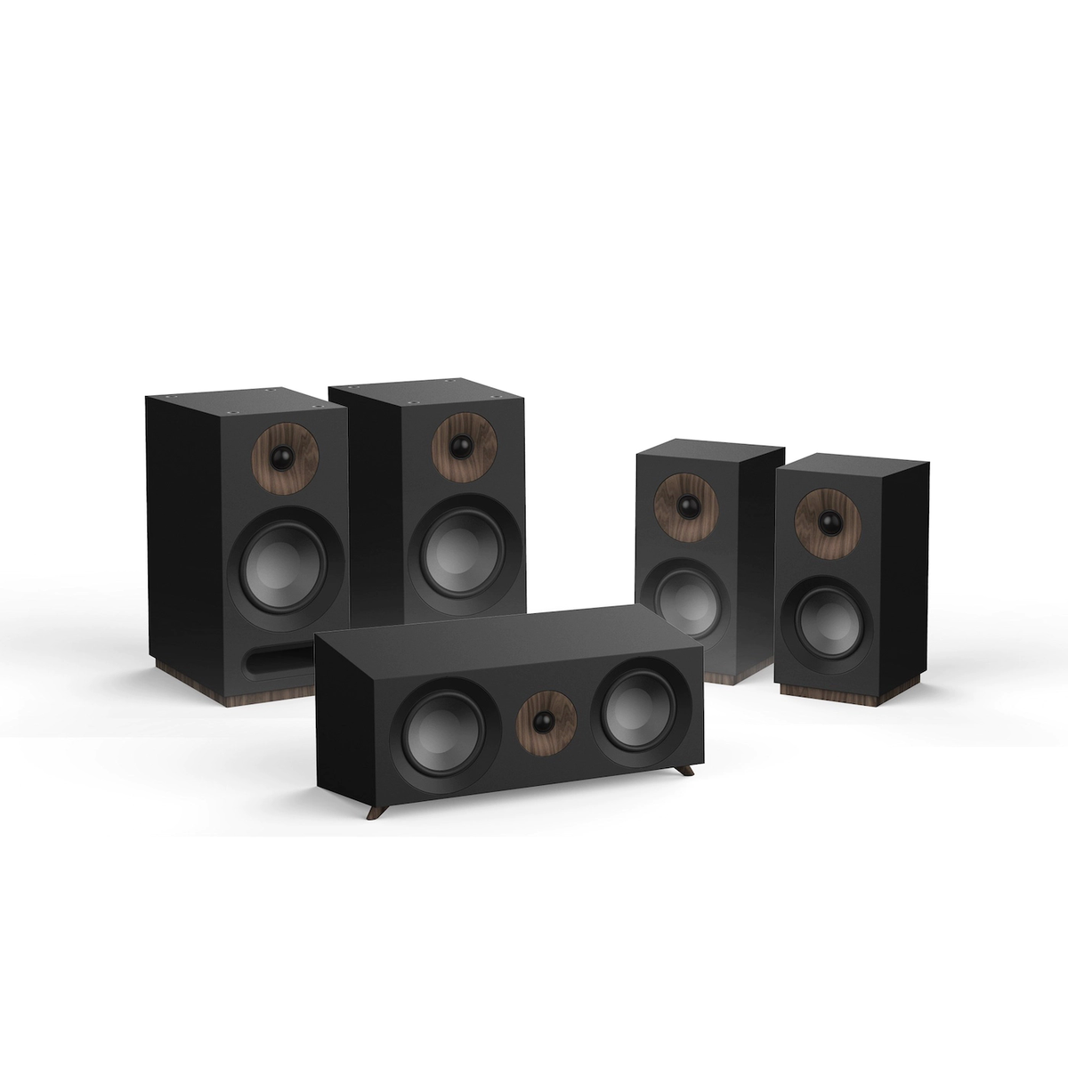 Jamo S803HCS ZWART front en rear speakers set met center