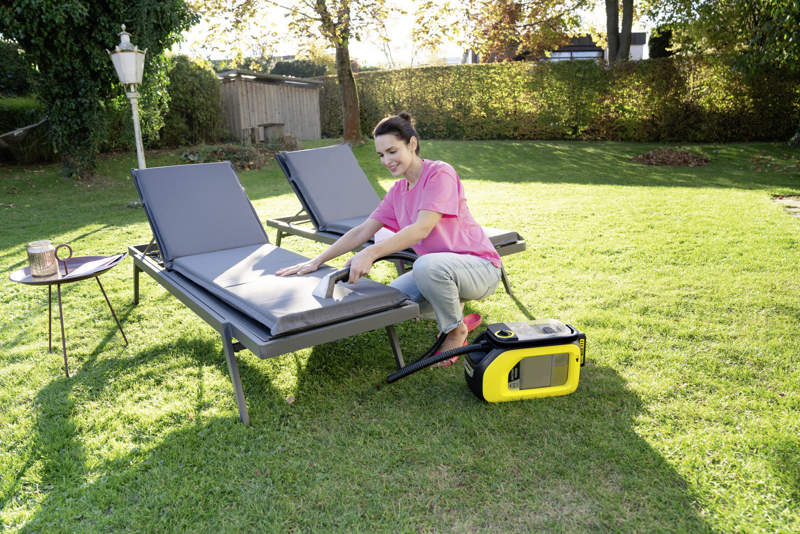 Karcher SE 3-18 Compact met Accu draadloze Stoomreinigers voor bekleding en tapijt