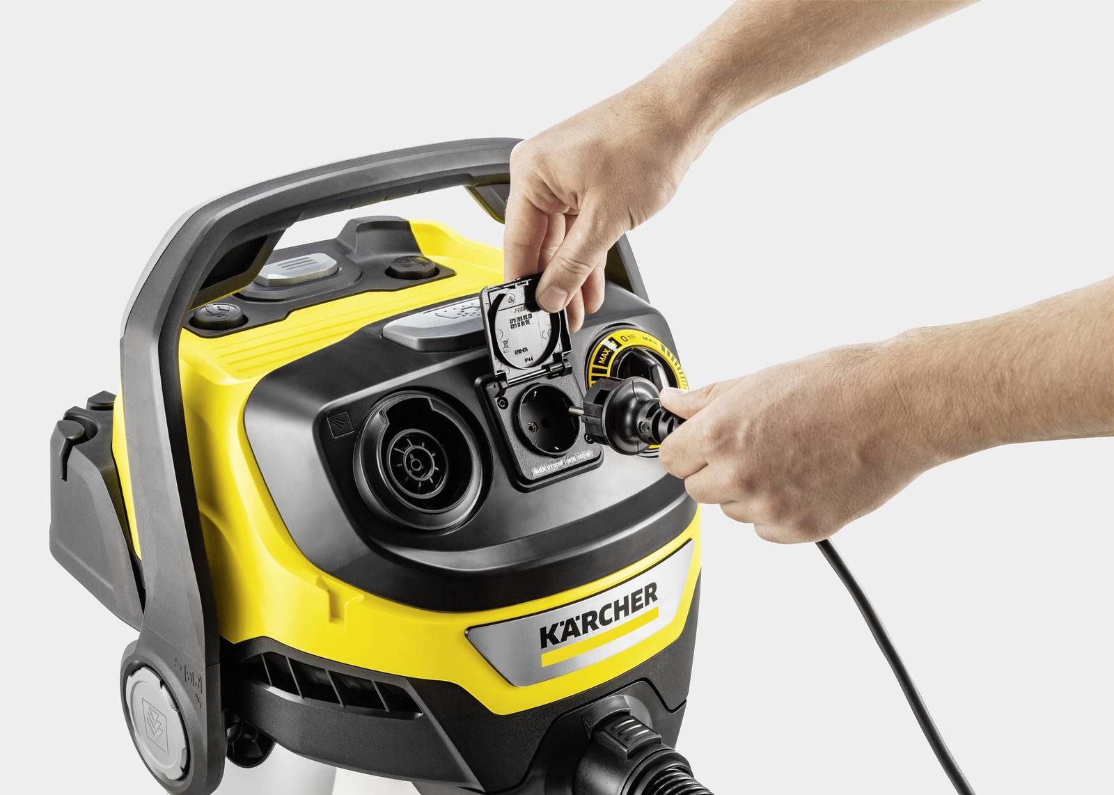 Karcher WD6 P S V-30/6/22/T voor droog, nat, fijn, grof zuigen, blaasfunctie, stopkontakt