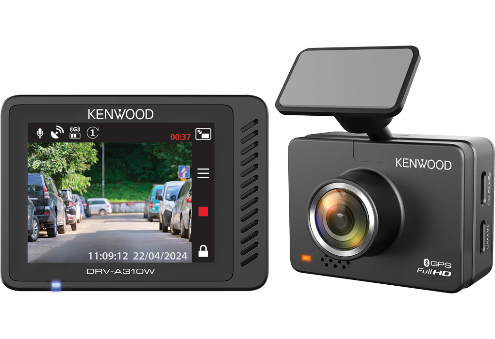 Kenwood DRV-A310W GPS Integrated Dashboard Full HD Camera