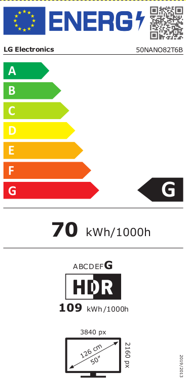 LG 50NANO82T6B smart televisie