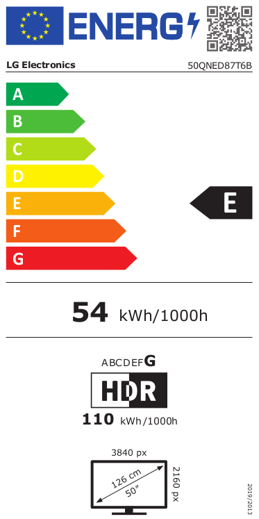 LG 50QNED87T6B Smart televisie