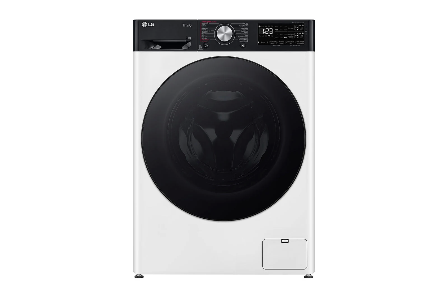 LG F4WR7511SYW wasmachine met wifi, turbo was, stoom, auto dosering