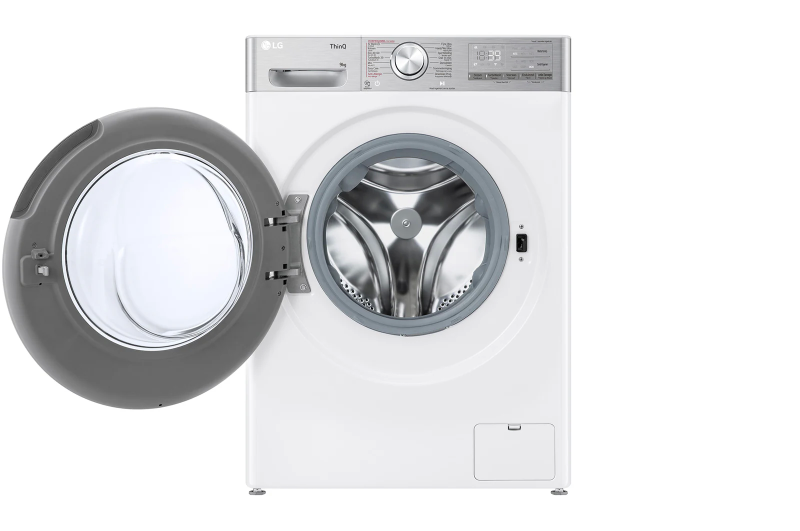 LG F4WR9009S2W topklasse wasmachine, super zuinig en steam+