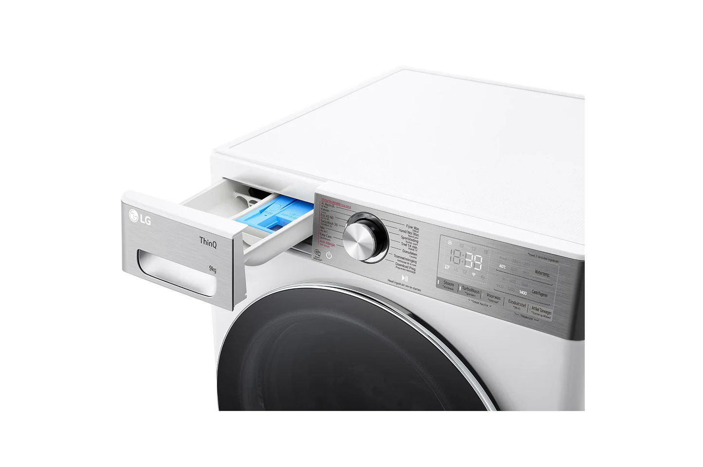 LG F4WR9009S2W topklasse wasmachine, super zuinig en steam+