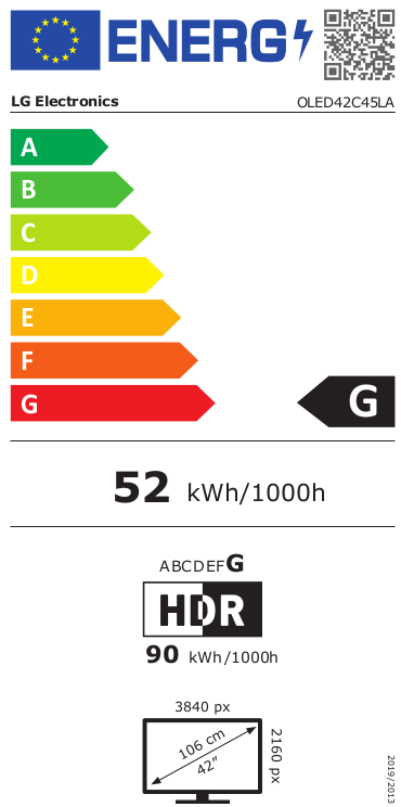 LG OLED42C45LA Smart Oled Televisie