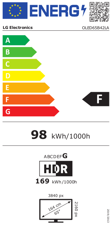 LG OLED65B42LA Smart Oled Televisie