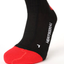 Lenz Heat Socks 4.1 Toe cap verwarmde skisokken zwart/rood