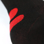 Lenz Heat Socks 4.1 Toe cap verwarmde skisokken zwart/rood