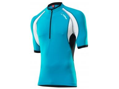 Loffler Tricot Performance fietsshirt korte mouwen blauw heren