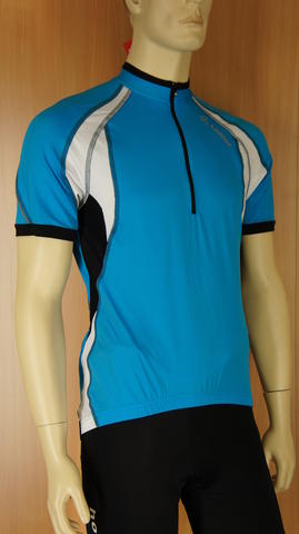 Loffler Tricot Performance fietsshirt korte mouwen blauw heren