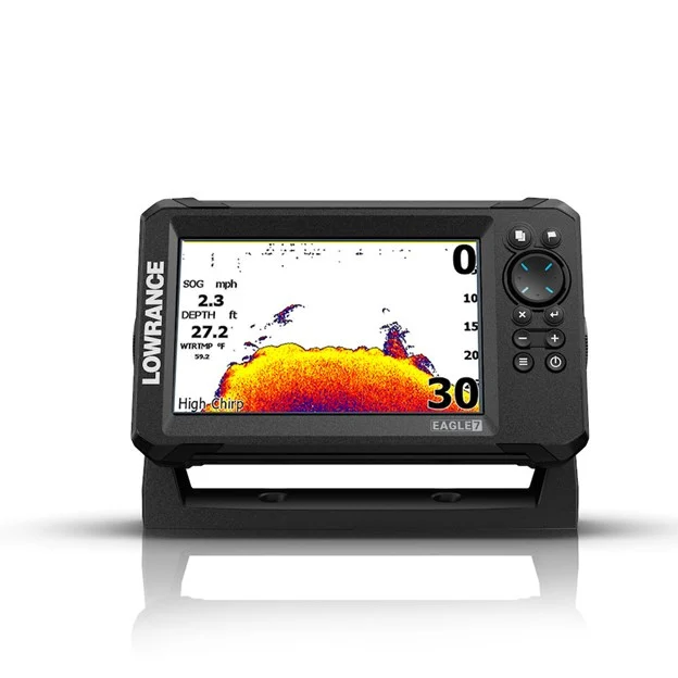 Lowrance Eagle 7 met SplitShot HD transducer fish finder/kaartplotter