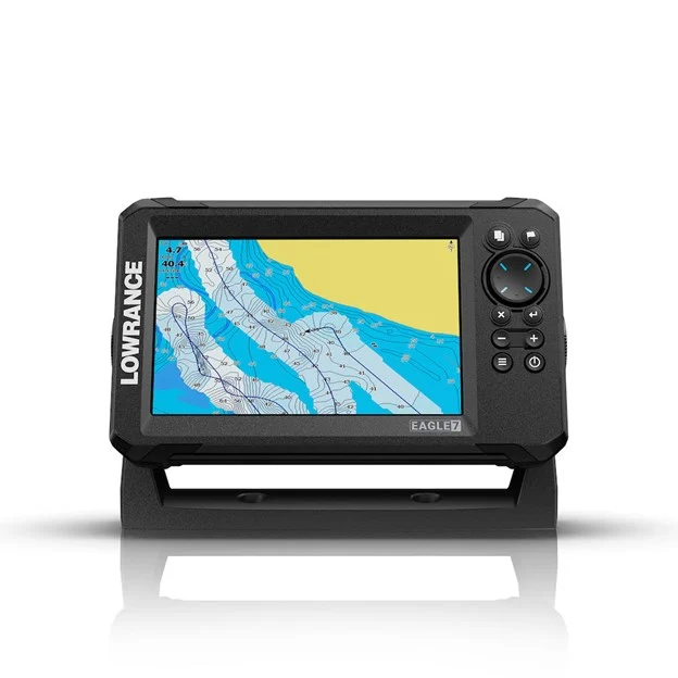 Lowrance Eagle 7 met SplitShot HD transducer fish finder/kaartplotter