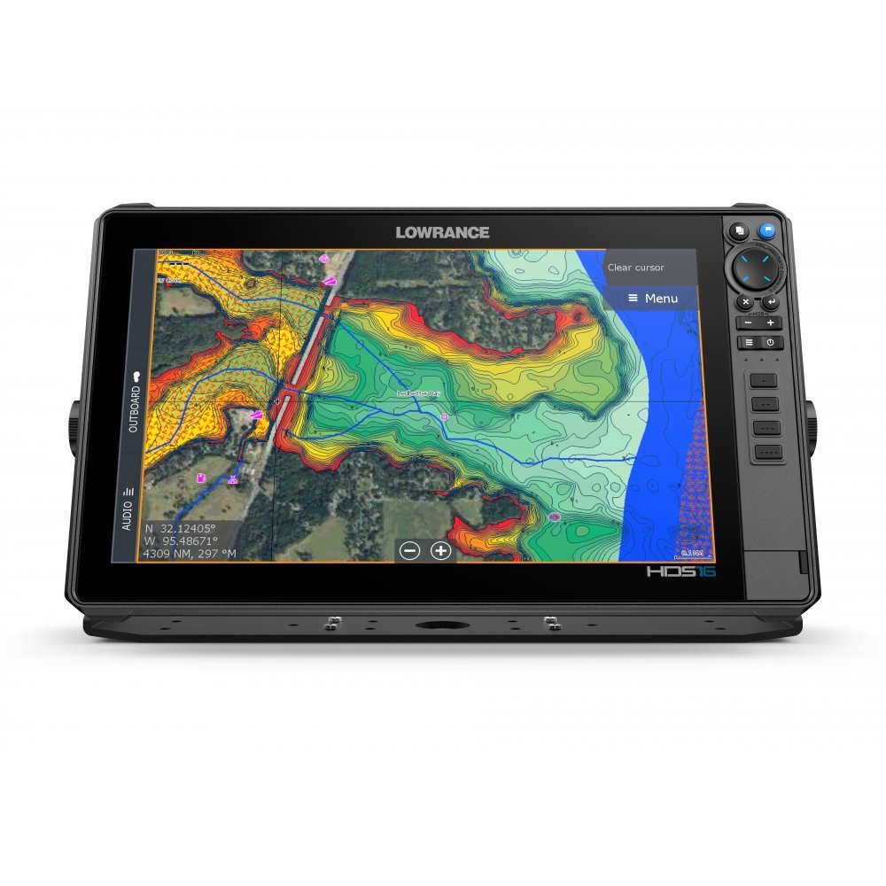 Lowrance HDS Pro 16 met Active Imaging HD 3-in-1 transducer