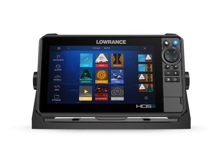 Lowrance HDS Pro 9 met Active Imaging HD 3-in-1 transducer